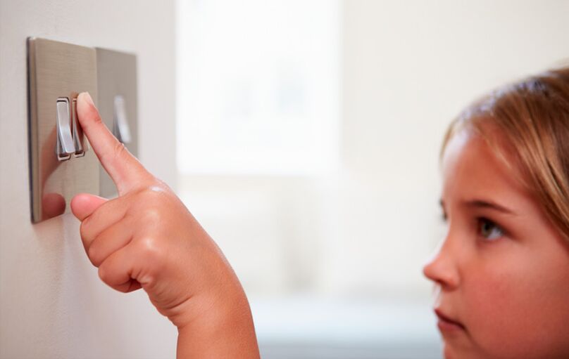 Turn off lights when not in use